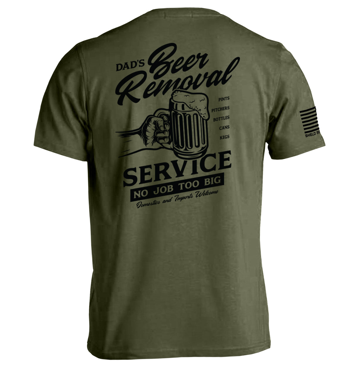 Dad's Beer Removal Service T-Shirts, Hoodie, Sweatshirt | WearSparks.com (Image 2)