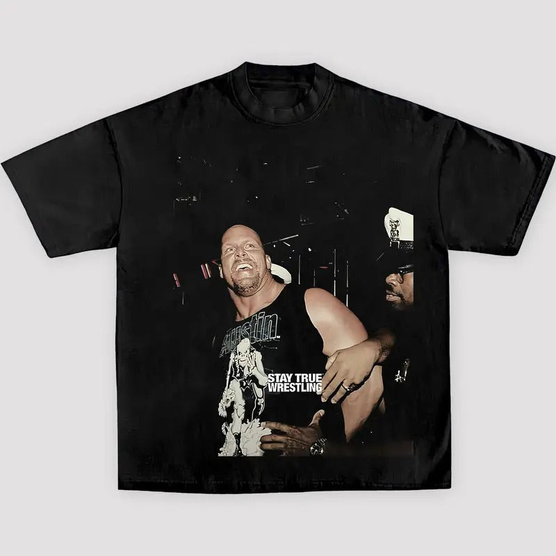 STONE COLD STEVE AUSTIN TEE, Wrestling Tee, Wrestling Gift, Sports Shirt, Workout T-shirt, Gift for Him Hoodie Sweatshirt...