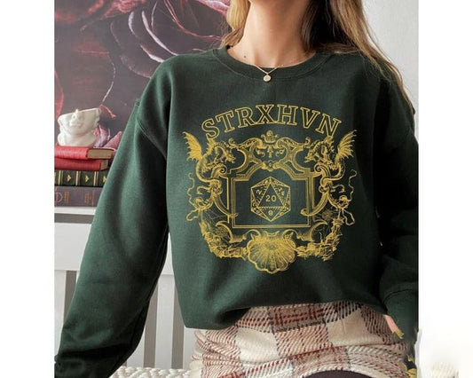 STRIXHAVEN SWEATSHIRT, Strixhaven university sweatshirt, Curriculum of Chaos, dnd sweatshirt. Strixhaven inspired, Magic...