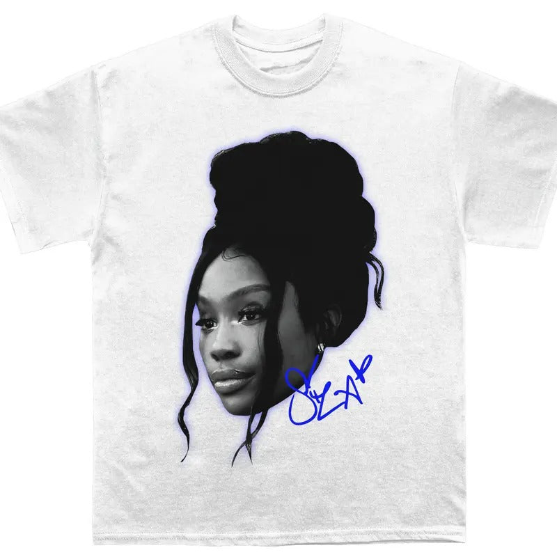 SZA Face Bold Statement Shirt Hoodie, Sweatshirt | WearSparks.com