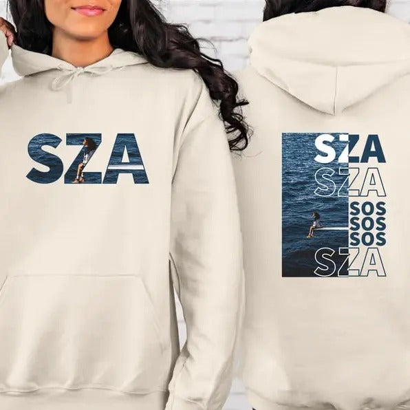 SZA SOS Album Sweatshirt, Sos Album Sweatshirt, Sza Sweatshirt, Gift For Sza Fans, Sza Concert Sweatshirt, SOS Album...