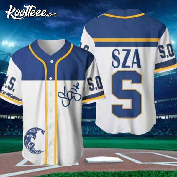 SZA SOS New Album Merch Baseball Jersey