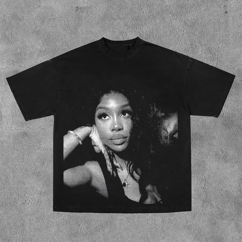 SZA T-SHIRT unisex tshirt, custom T-Shirt Beautiful, Naomitee, 1973 USTEE, Fashion Basics Print Short Sleeve T-Shirt...