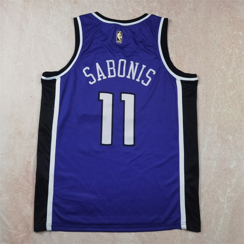 Sacramento Kings #11 Domantas Sabonis Hot Press Kings 11 Purple s-xxl Style 1