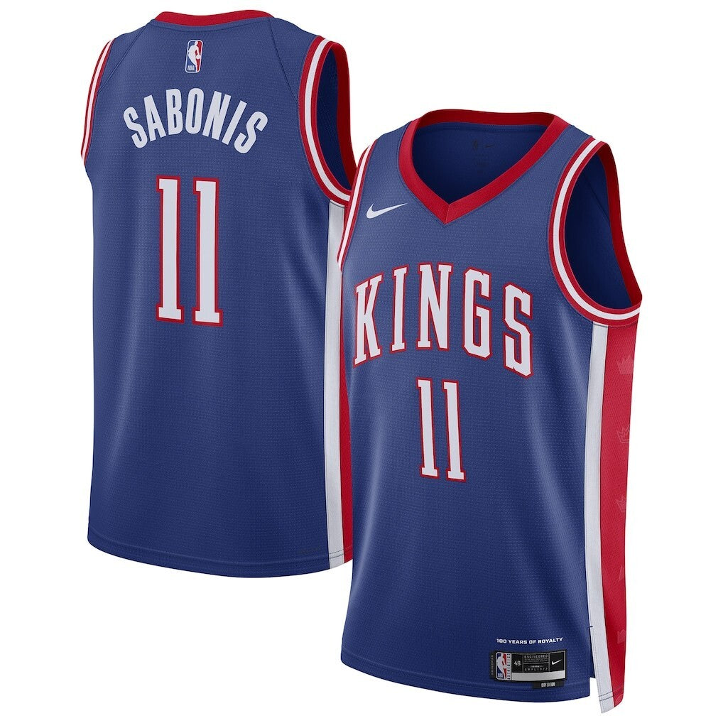 Sacramento Kings #11 Domantas Sabonis Unisex 202425 Swingman Player Jersey - City Edition - Blue