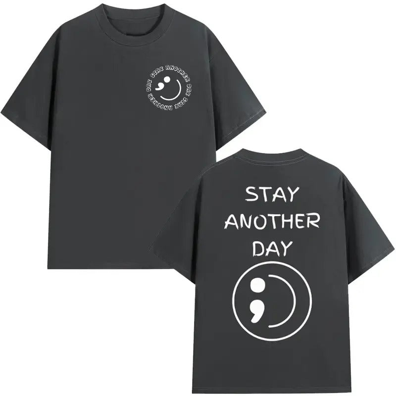 Sad Stay Another Day Mental Tees  Mental health T-Shirt, Perfect Gifts , Trendy Shirt, Mental health gifts Hoodie, Sweatshirt