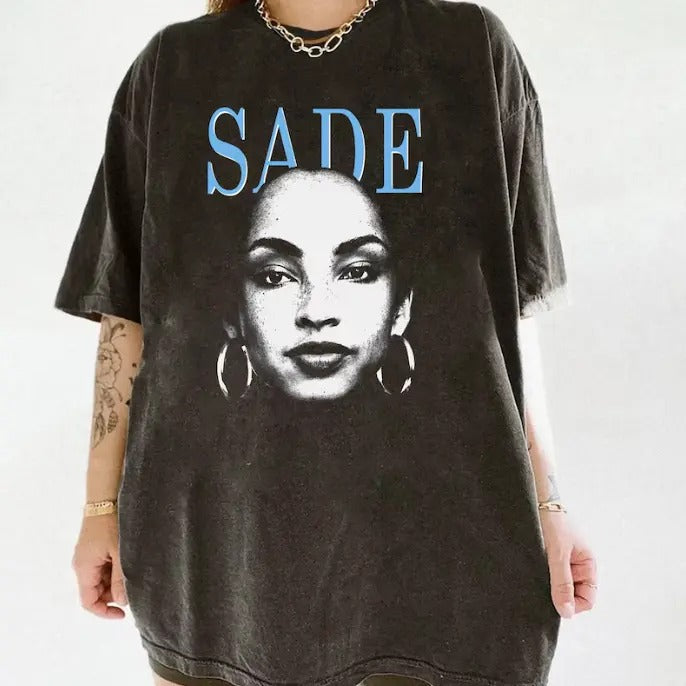 Sade 90s Vintage Shirt, Music Fans shirt, Sade Concert Shirt Hoodie, Sweatshirt | WearSparks.com