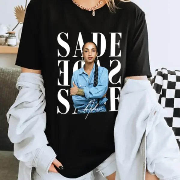 Sade T Shirt, Sade Adu Graphic Tee, Sade Adu Tee, Sade Iconic Shirt Hoodie, Sweatshirt | WearSparks.com