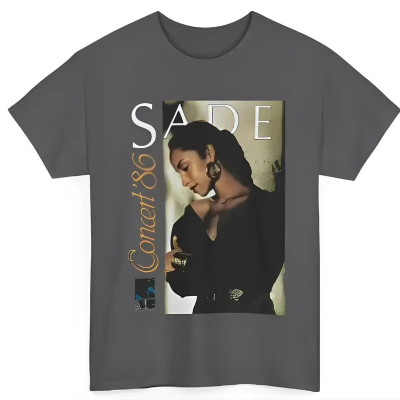 Sade tshirt Sade World Tour, Sade shirt,90s Vintage Sade Shirt, Sade concert 1986 T-Shirt Tee Unisex Hoodie, Sweatshirt