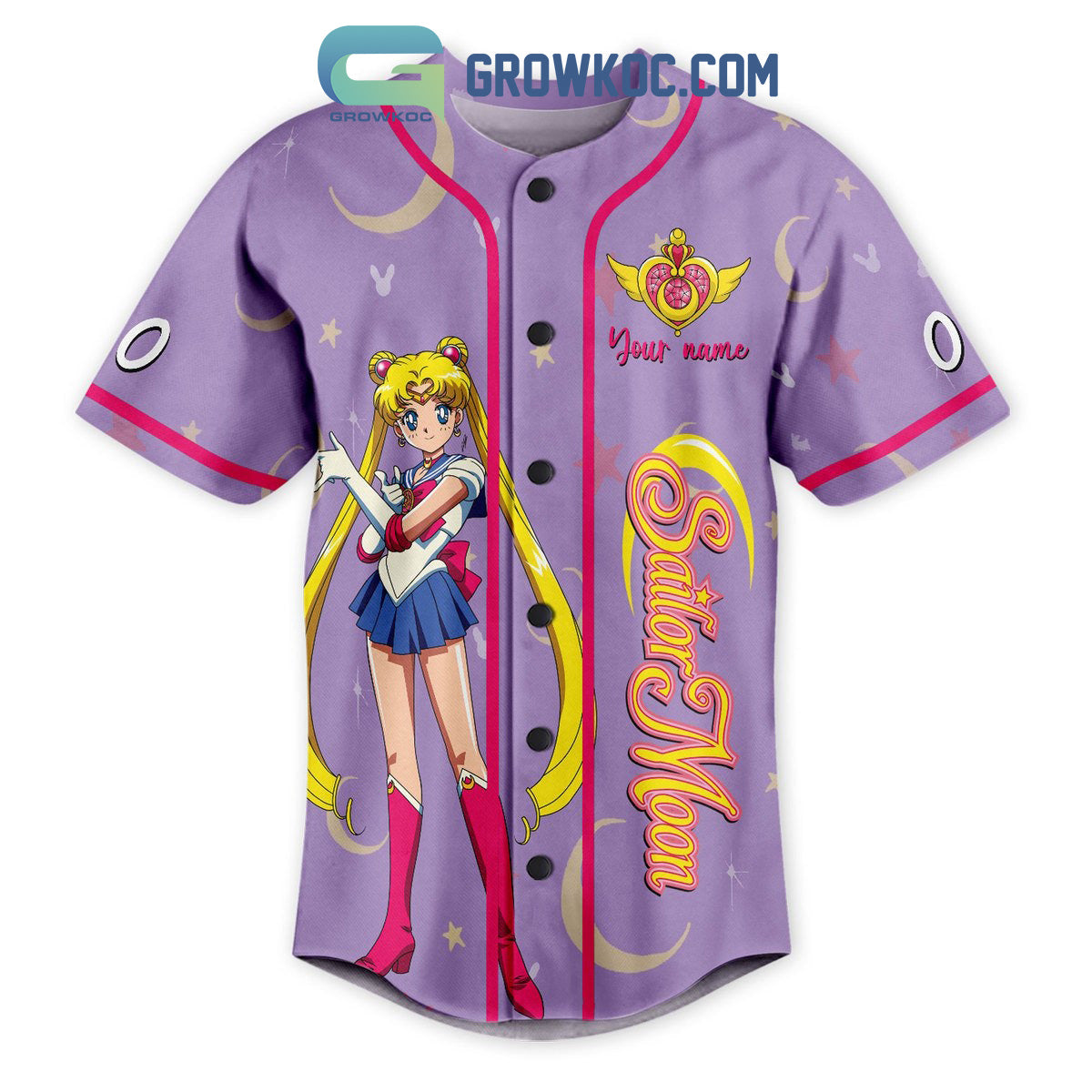 Sailor Moon Just A Girl In Love With Her Personalized Baseball Jersey