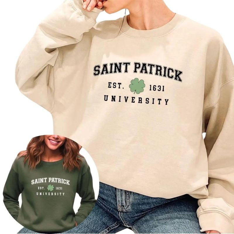 Saint Patrick University Sweatshirt, Saint Patrick's Day T-Shirts, Hoodie | WearSparks.com