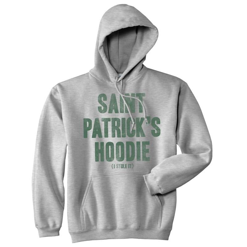 Saint Patricks Day Hoodie Funny I Stole It Lucky Irish Hilarious St Sweatshirt Funny Hoodies Saint Patrick's Day Hoodie...