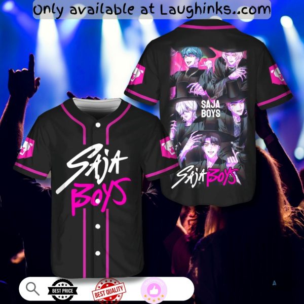Saja Boys Kpop Demon Hunters Baseball Jersey Shirt Men Women Kids