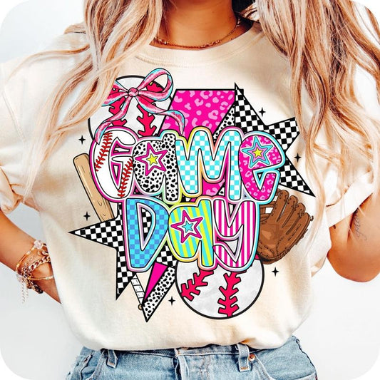 [Sale To 45% Off] Preppy Baseball T-Shirt, Game Day Shirt, Baseball T-Shirt, Tis the Season Shirt, Baseball Bow Shirt,...