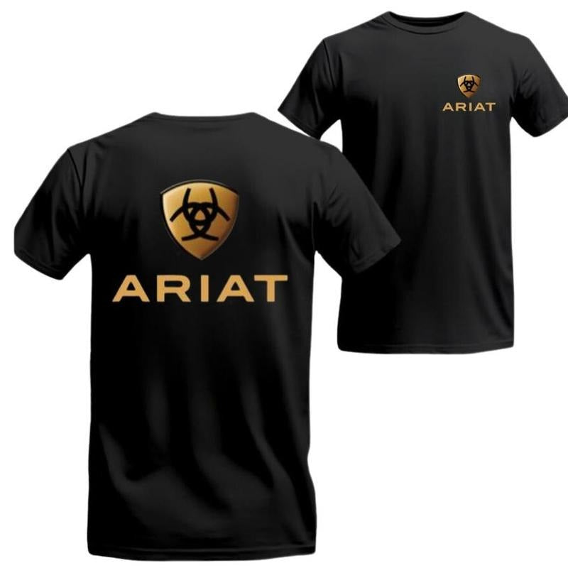 [Sale up to 50%] Western Wear Ariat T-Shirt - Bold Logo Design Representing Strength and Style, Perfect for Supporters...
