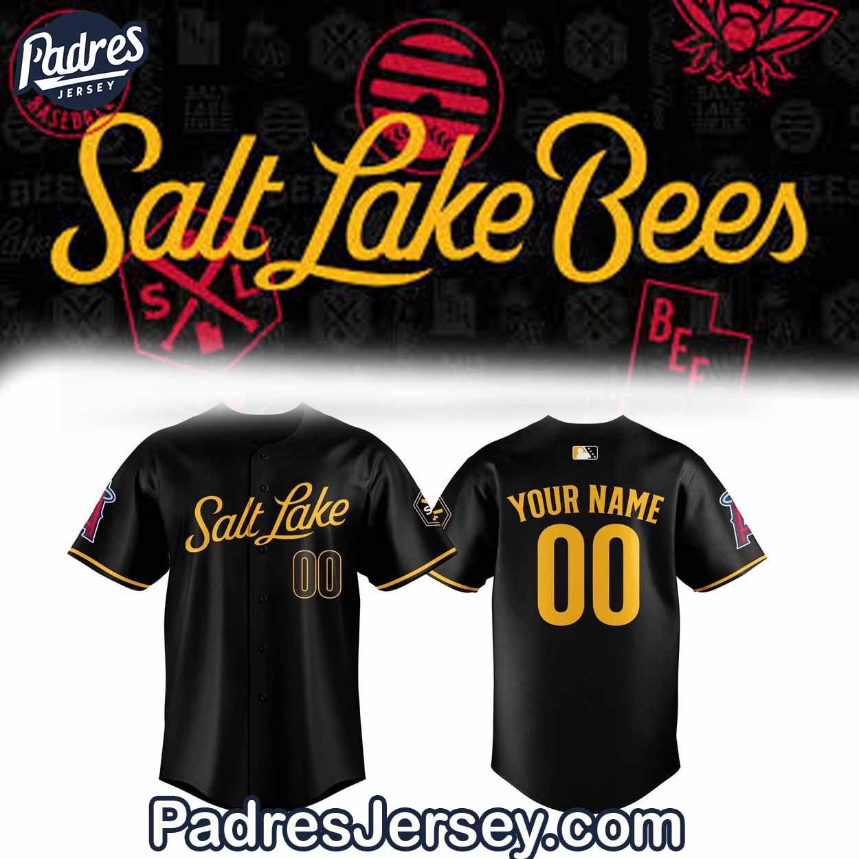 Salt Lake Bees Custom Baseball Jersey Outfit - Padres Jersey Oasis: Elevate Your Baseball Style Game T-Shirts, Hoodie,...