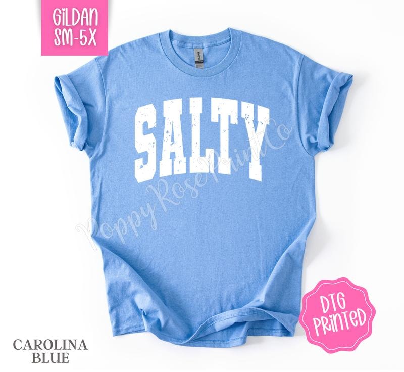 Salty Gildan Tshirt , Summer Tee, Cute Women's Shirt, Gift For Her Hoodie, Sweatshirt | WearSparks.com