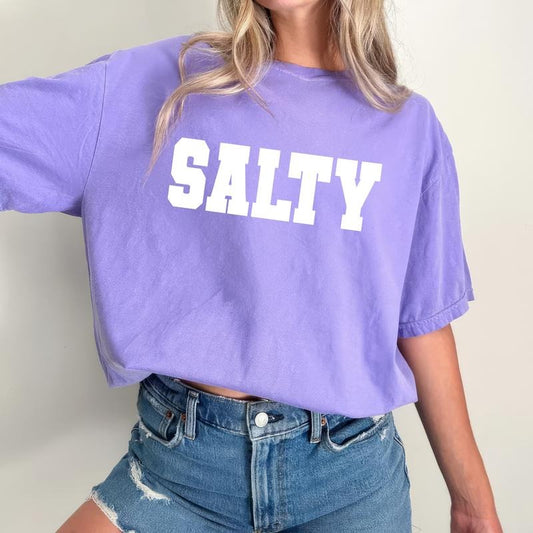 Salty Tee, Stay Salty Unhinged Shirt, Summer T-shirt, Beach Vibes Tee, Vacation Tee, Always Salty Shirt, Funny Sarcastic...