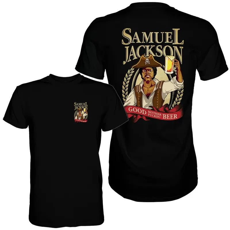 Sam Jackson Beer Cotton Tee, Unisex Tshirt, Funny tee Hoodie, Sweatshirt | WearSparks.com