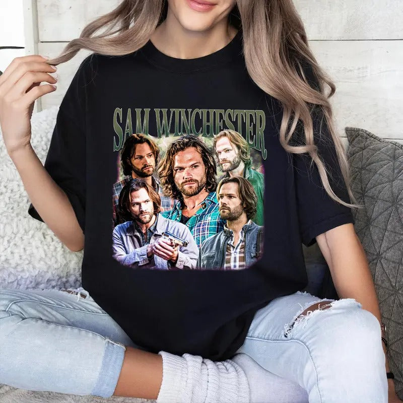 Sam Winchester T Shirt,  Gift For Woman and Man Unisex T-Shirt Sweatshirt Hoodie | WearSparks.com