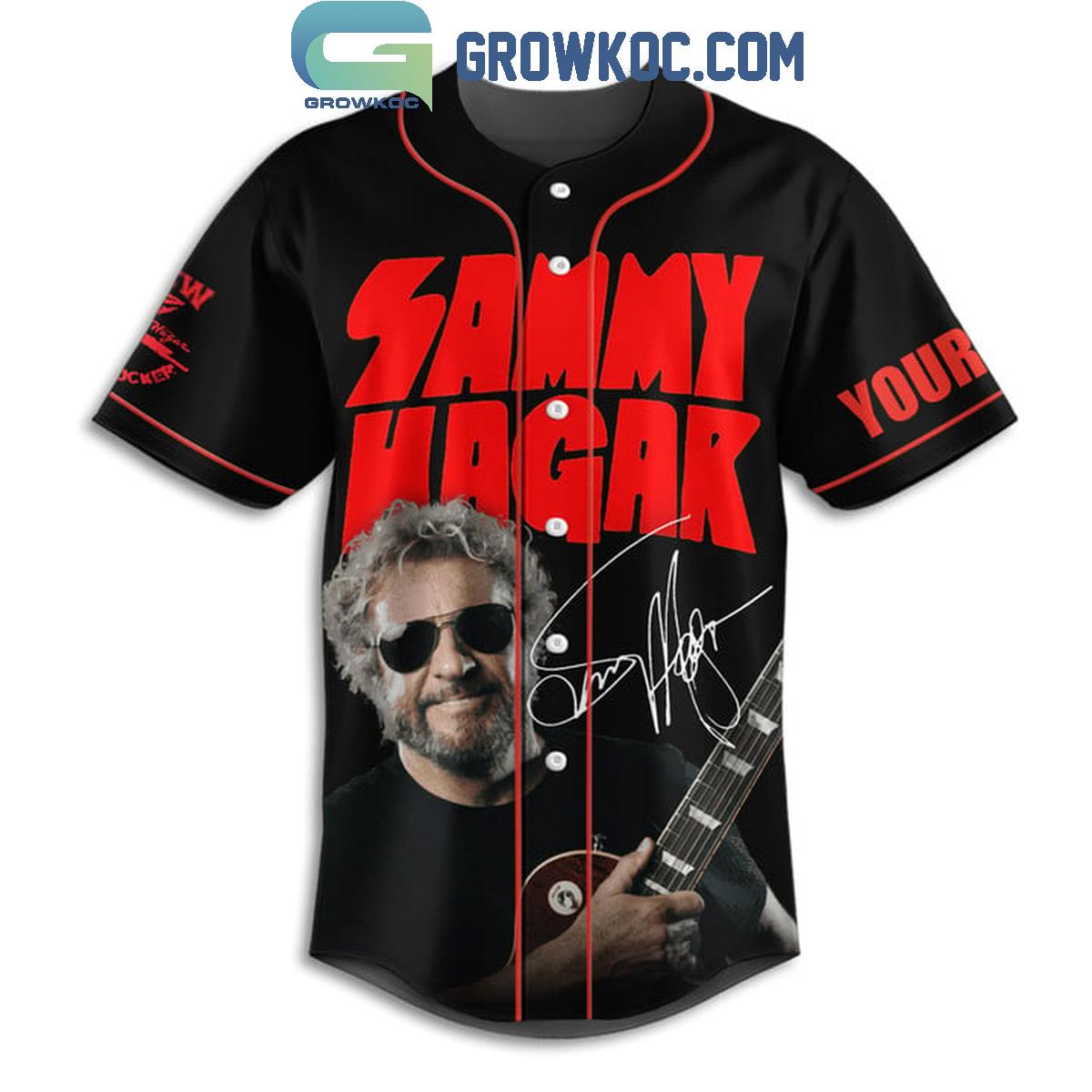 Sammy Hagar Anthony Satriani Bonham 2024 Tour Personalized Baseball Jersey