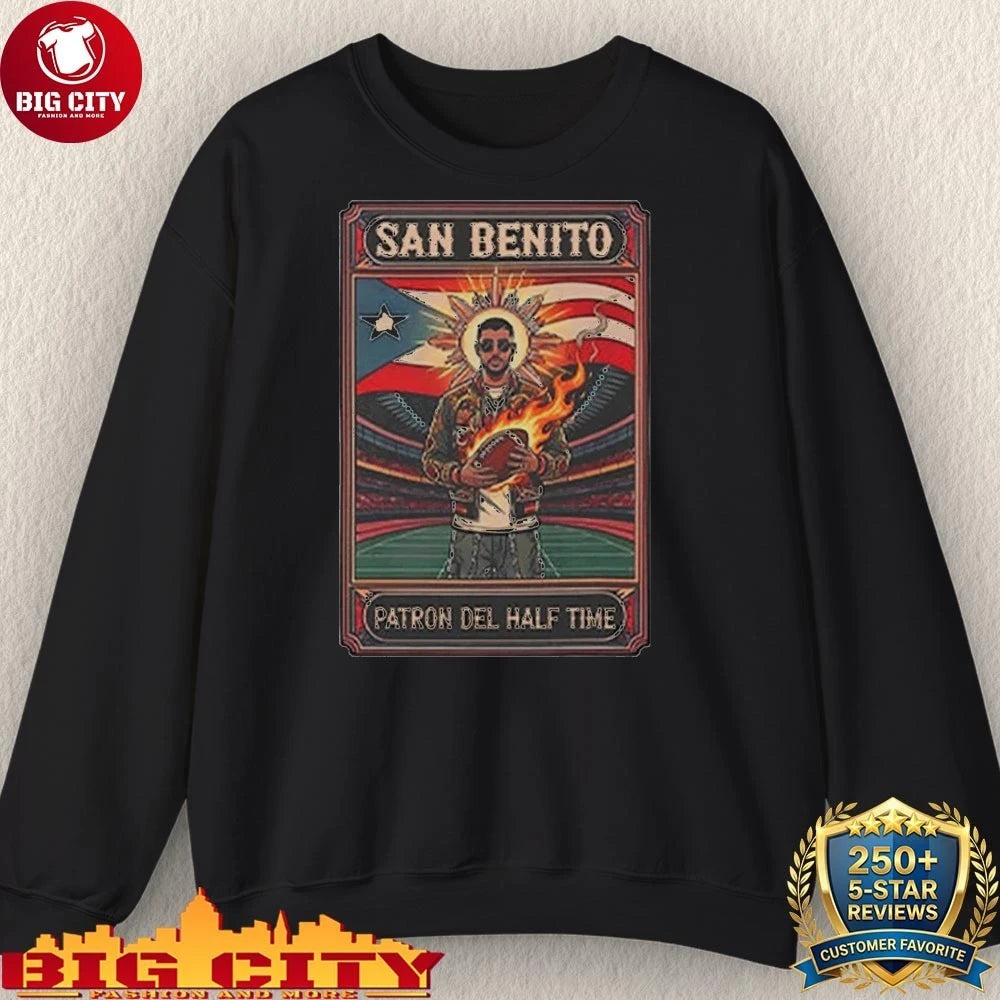 San Benito Patron Del Half time Game Day Benito Bowl shirt