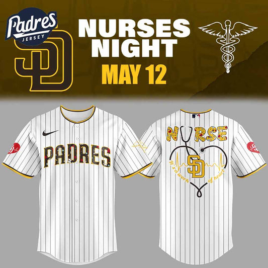 San Diego Padres Baseball Jersey For Nurses Night 2025 Season - Padres Jersey Oasis: Elevate Your Baseball Style Game...