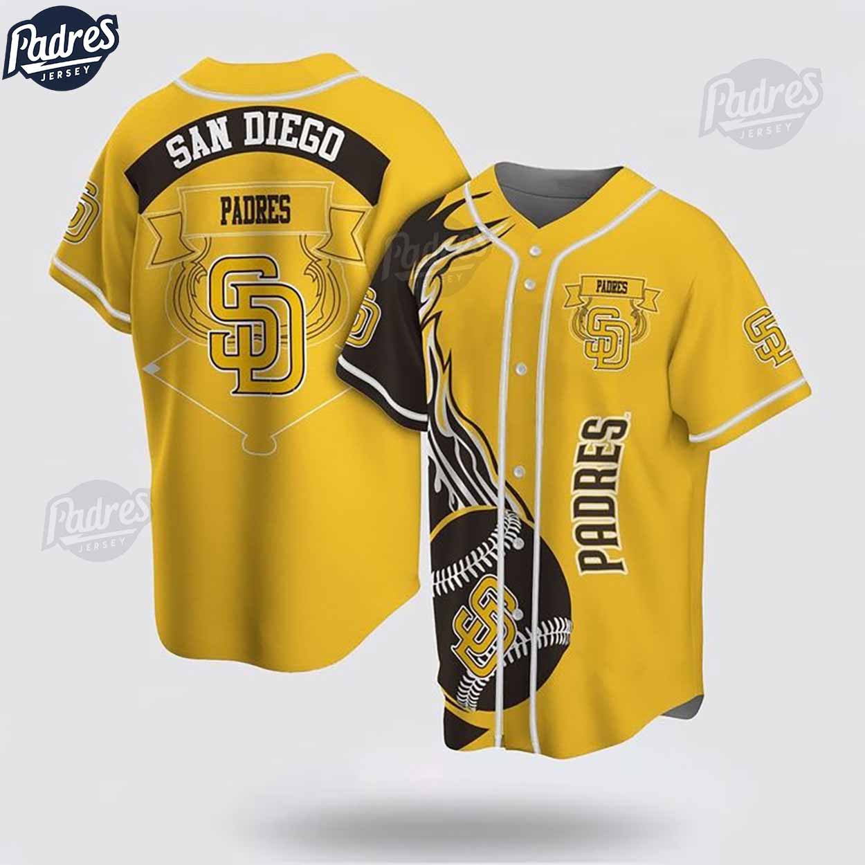 San Diego Padres Baseball Yellow Baseball Jersey Style - Padres Jersey Oasis: Elevate Your Baseball Style Game T-Shirts,...