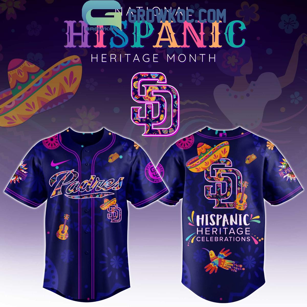San Diego Padres Hispanic Heritage Celebrations 2025 Baseball Jersey