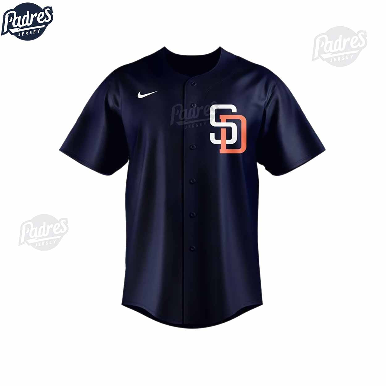 San Diego Padres Hoffman Baseball Jersey Outfit - Padres Jersey Oasis: Elevate Your Baseball Style Game... (Image 2)