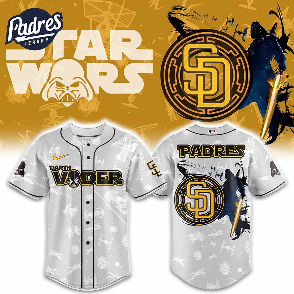San Diego Padres MLB x Darth Vader Is Anakin Baseball Jersey - Padres Jersey Oasis: Elevate Your Baseball Style Game...