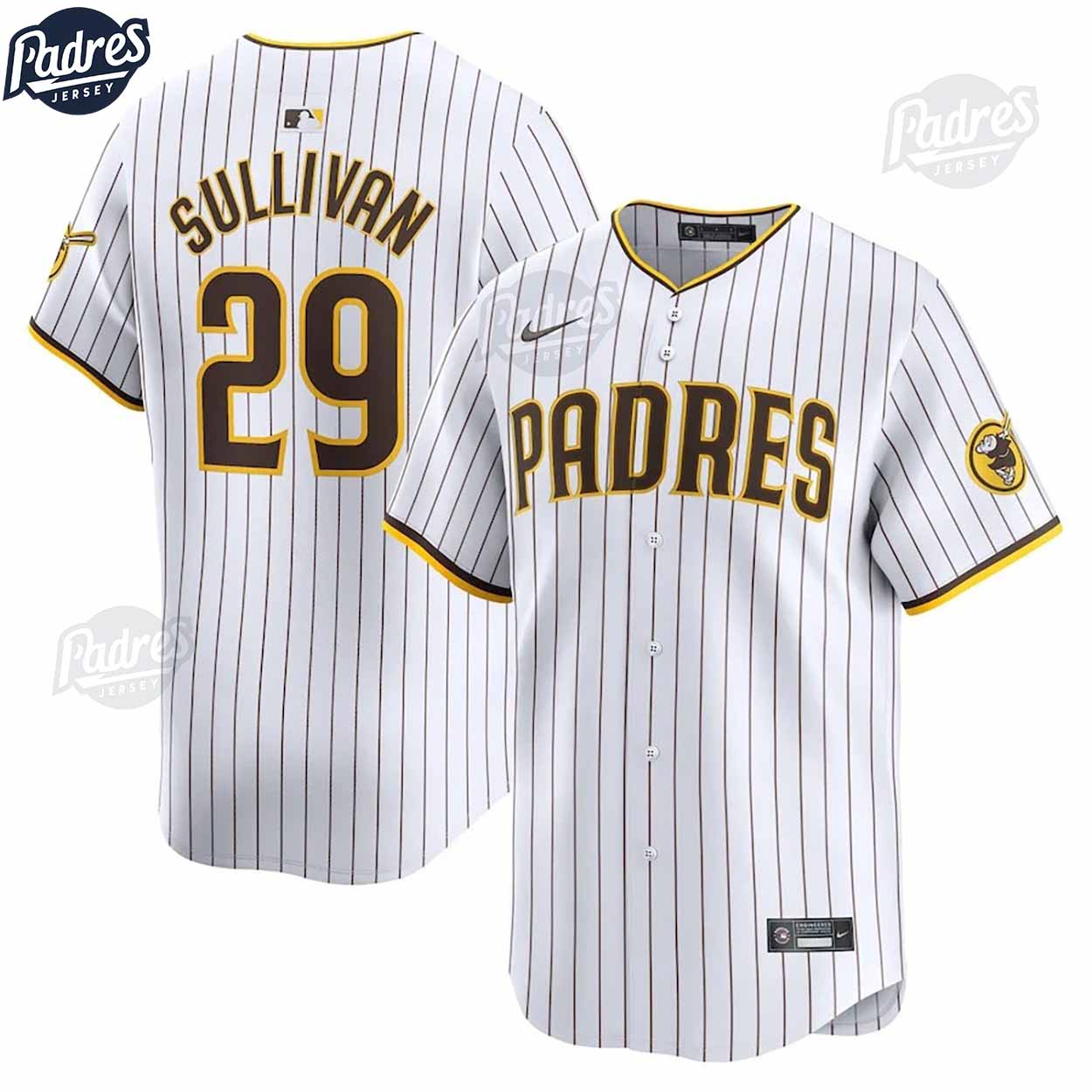 San Diego Padres Sullivan Baseball Jersey - Padres Jersey Oasis: Elevate Your Baseball Style Game T-Shirts,... (Image 1)