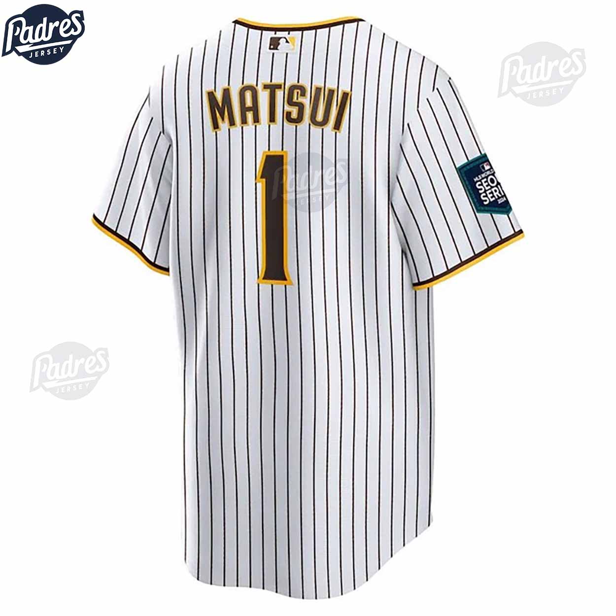 San Diego Padres Yuki Matsui Baseball Jersey - Padres Jersey Oasis: Elevate Your Baseball Style Game T-Shirts,... (Image 3)