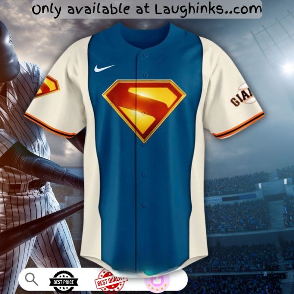 San Francisco Giants 2025 Superman Night Limited Edition Baseball Jersey Shirt