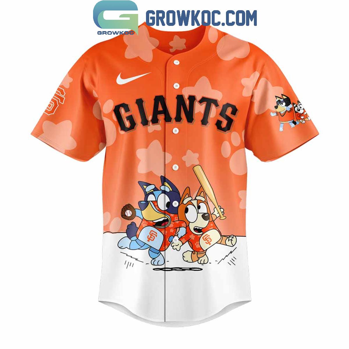 San Francisco Giants x Bluey and Bingo Baseball Jersey