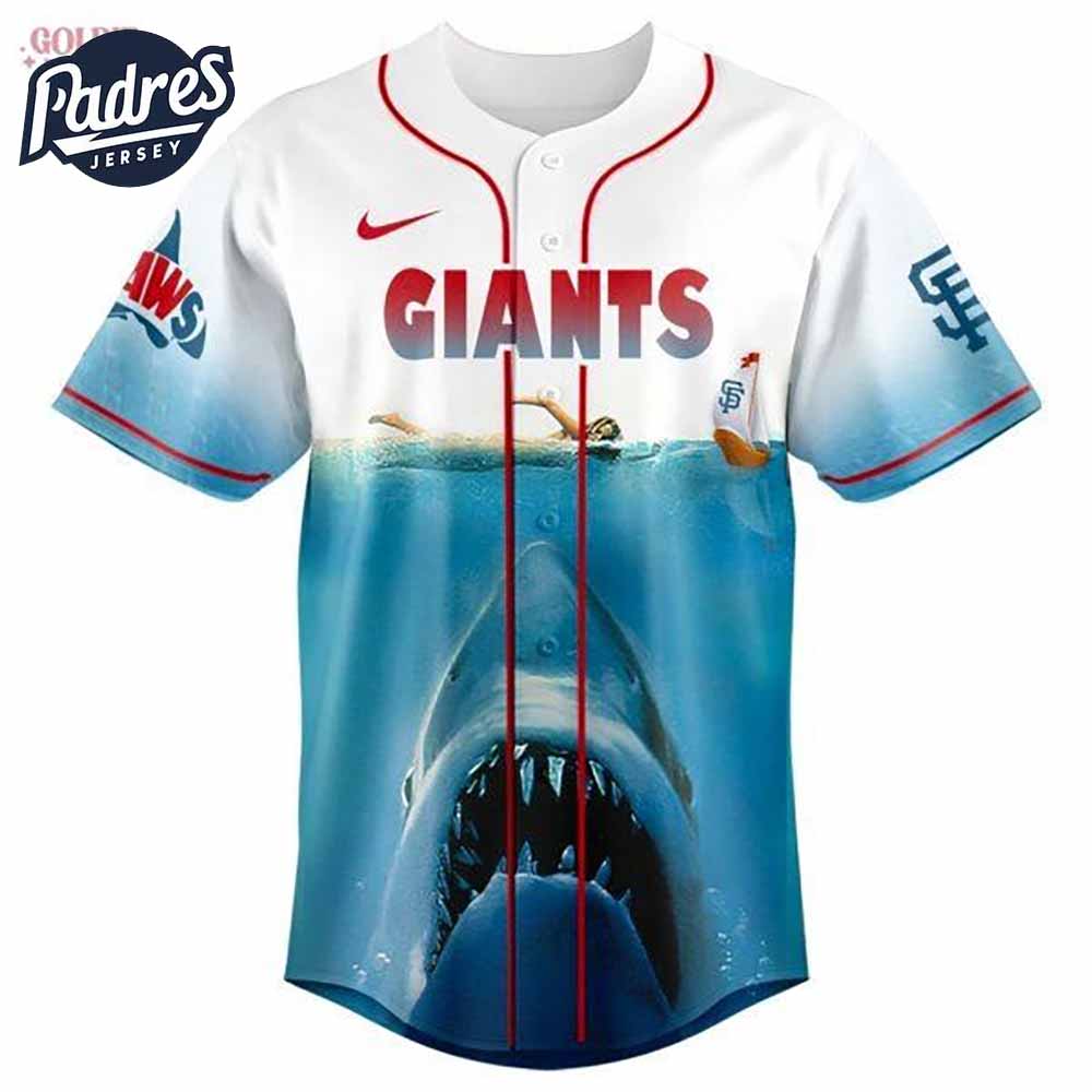 San Francisco Giants x Jaws 2025 Baseball Jersey - Padres Jersey Oasis: Elevate Your Baseball Style Game... (Image 2)