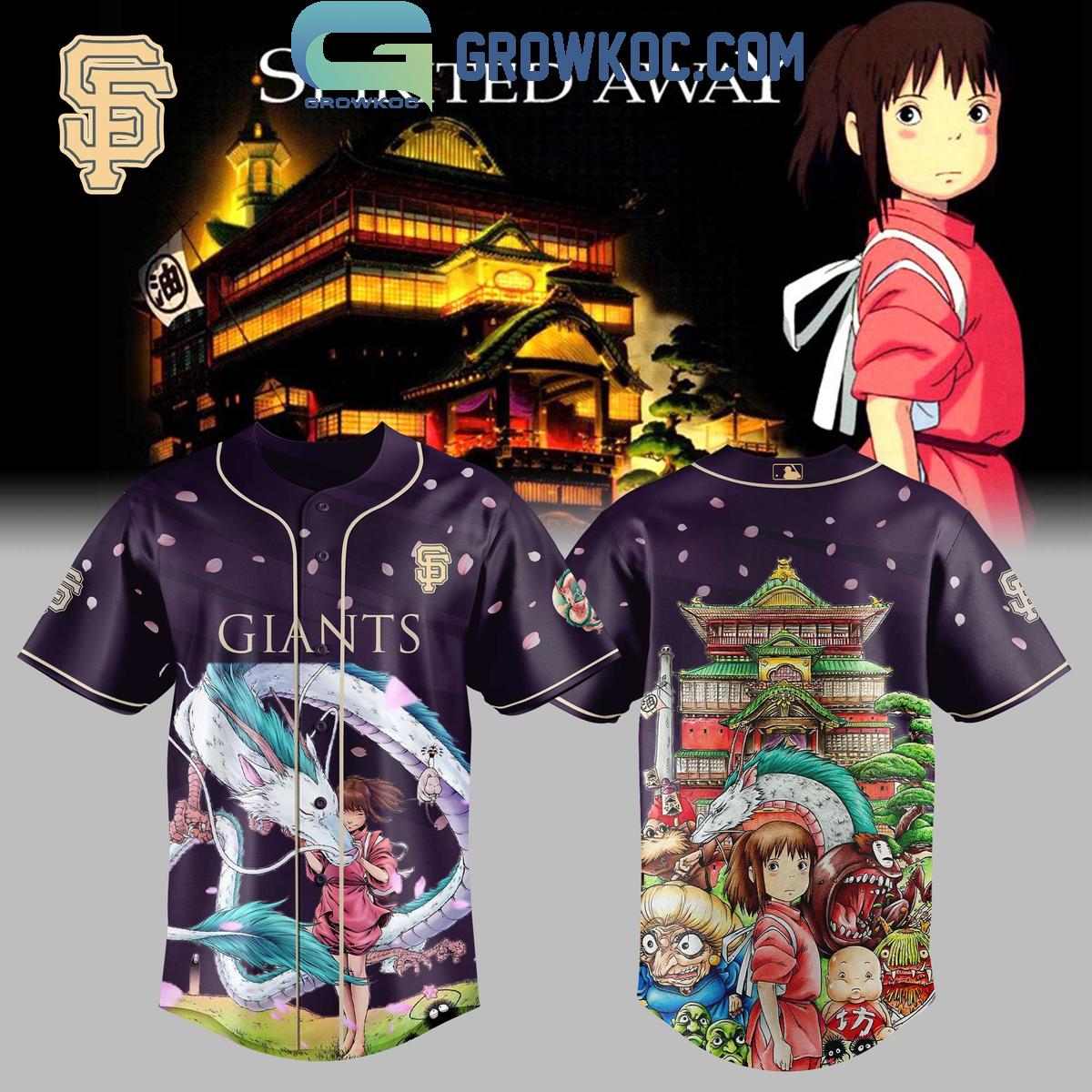 San Francisco Giants x Spirited Away Studio Ghibli 2025 Baseball Jersey