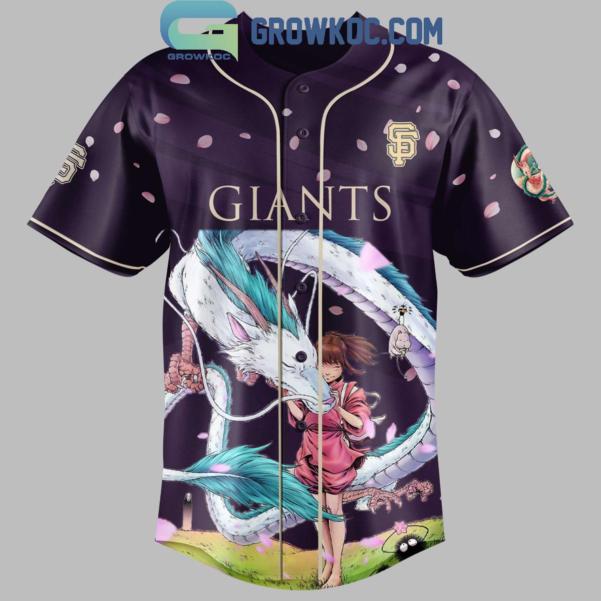 San Francisco Giants x Spirited Away Studio Ghibli 2025 Baseball Jersey