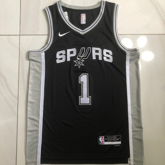 San Antonio Spurs #1 Victor Wembanyama Spurs 1 # Black s-xxl Style 2