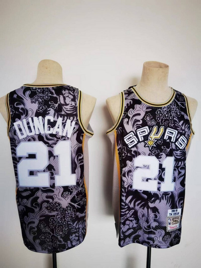 San Antonio Spurs #21 duncan tiger year version jersey