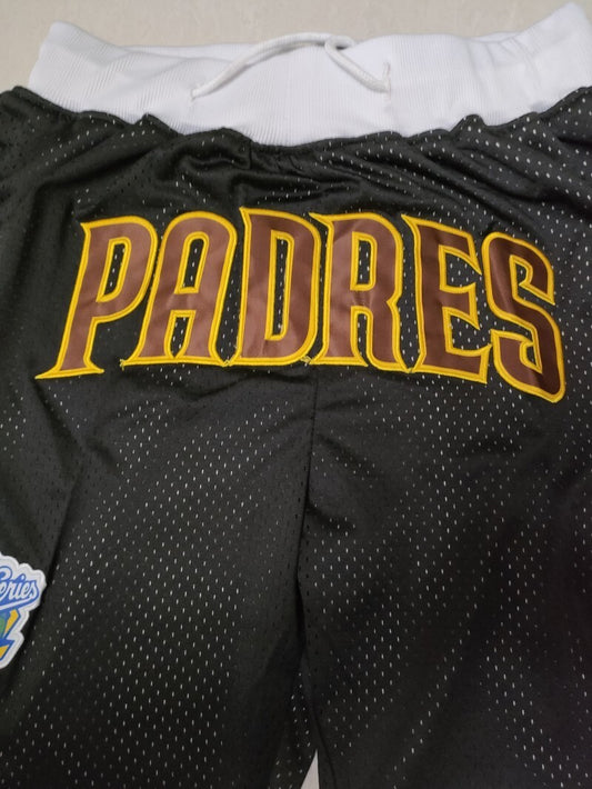 San Diego Padres Black Shorts Style 6