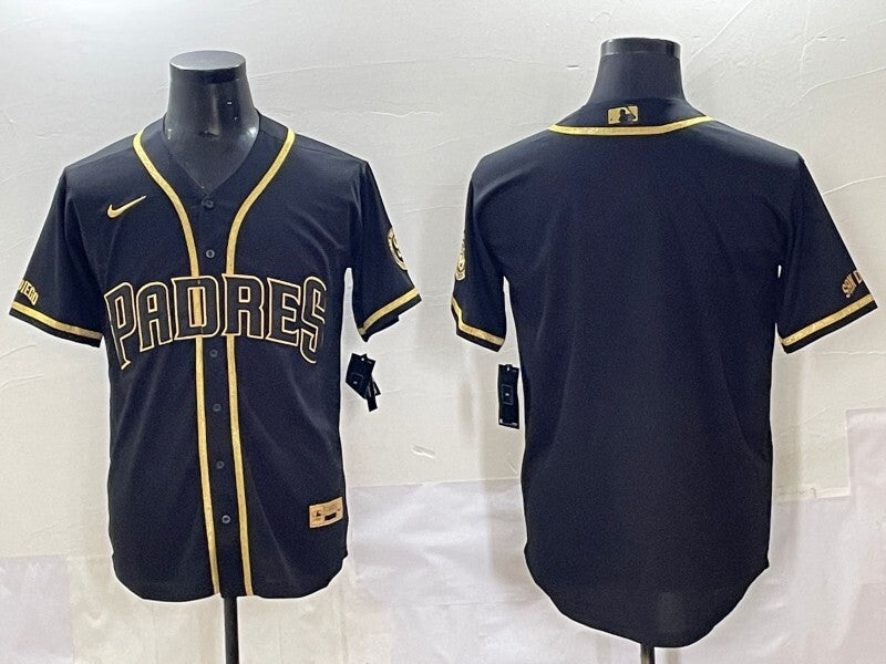 San Diego Padres Padres Retro Gold Text Style 2