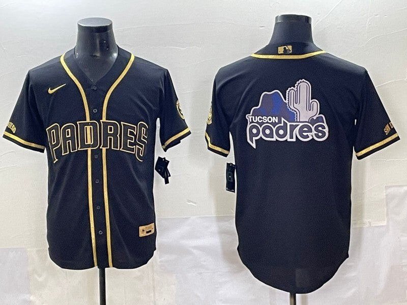 San Diego Padres Padres Retro Gold Text Style 3