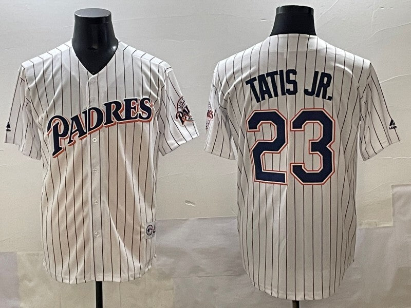 San Diego Padres #23 Fernando Tatis Jr. Padres Retro Adult Style 2
