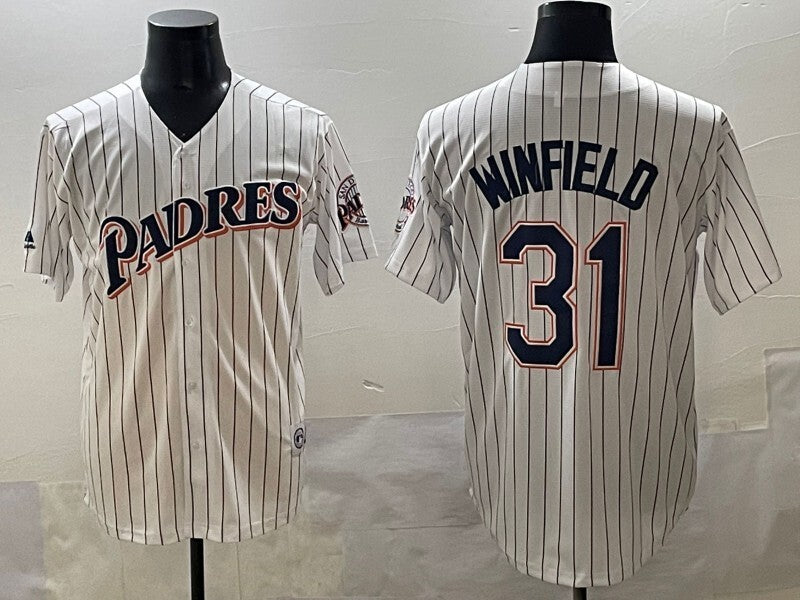 San Diego Padres #31 Dave Winfield Padres Retro Adult