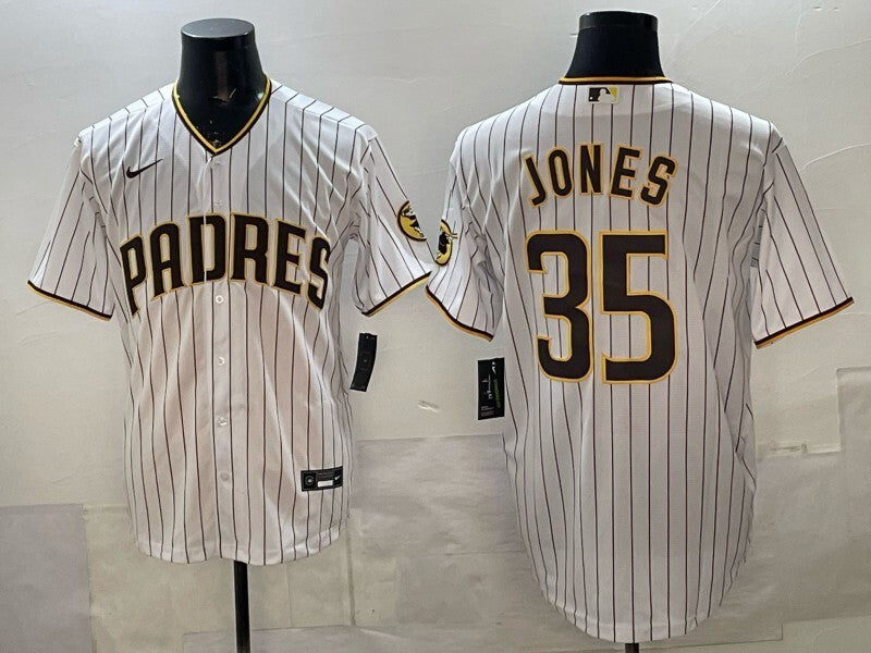 San Diego Padres #35 Jones Padres Adult Style 2