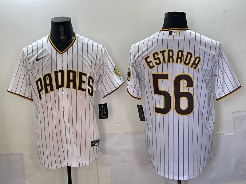 San Diego Padres #56 Jeremiah Estrada Padres Adult