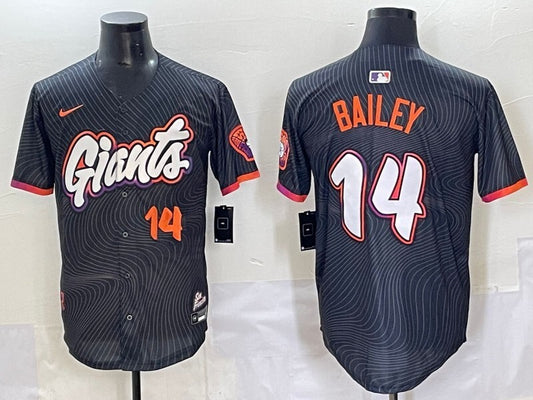 San Francisco Giants #14 Patrick Bailey Giants Collaboration Style 1