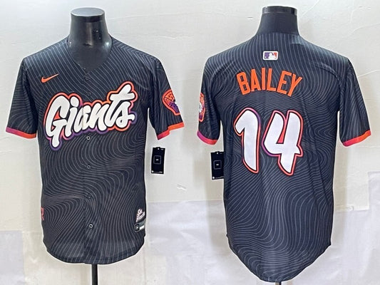 San Francisco Giants #14 Patrick Bailey Giants Collaboration Style 2