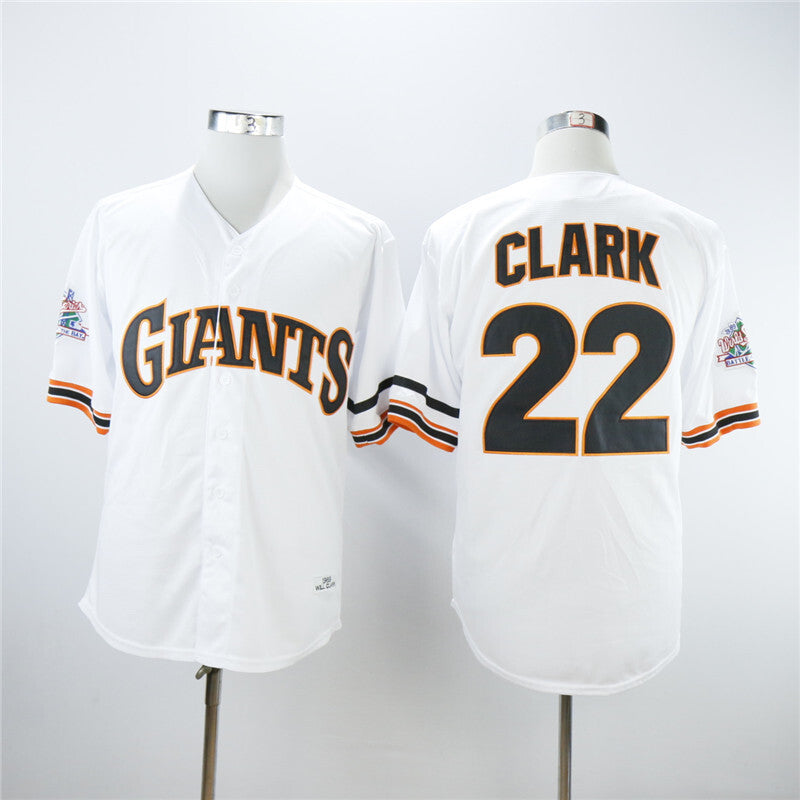 San Francisco Giants #22 Giants 22 White 1989 Retro